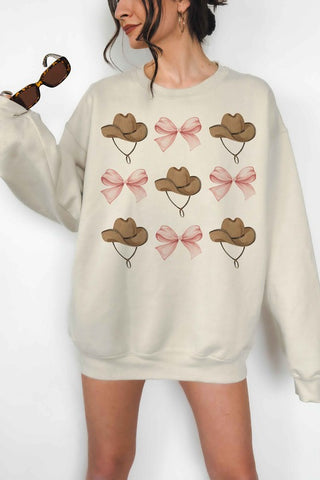 COWGIRL COQUETTE OVERSIZED SWEATSHIRT