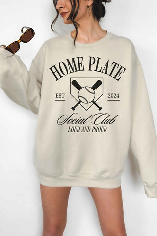 HOME PLATE SOCIAL CLUB OVERSIZED SWEATSHIRT