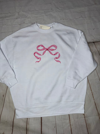 The Pretty Bow Oversized Sweatshirt