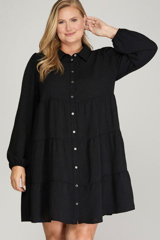 The Little Black Swing Dress