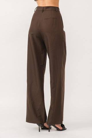 Olive Wide Leg Trouser