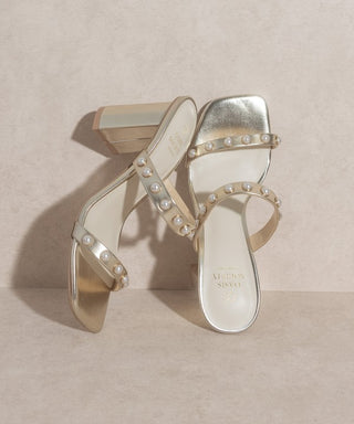 Pearl Strap Heel