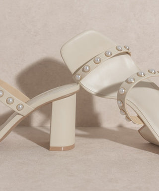 Pearl Strap Heel