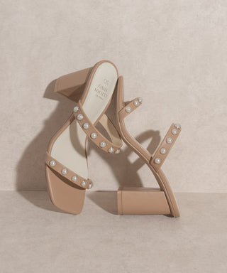 Pearl Strap Heel