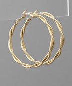 Twist Hoop Earrings